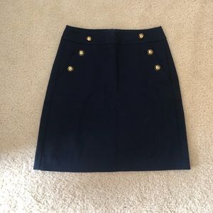Very classy navy skirt from LOFT